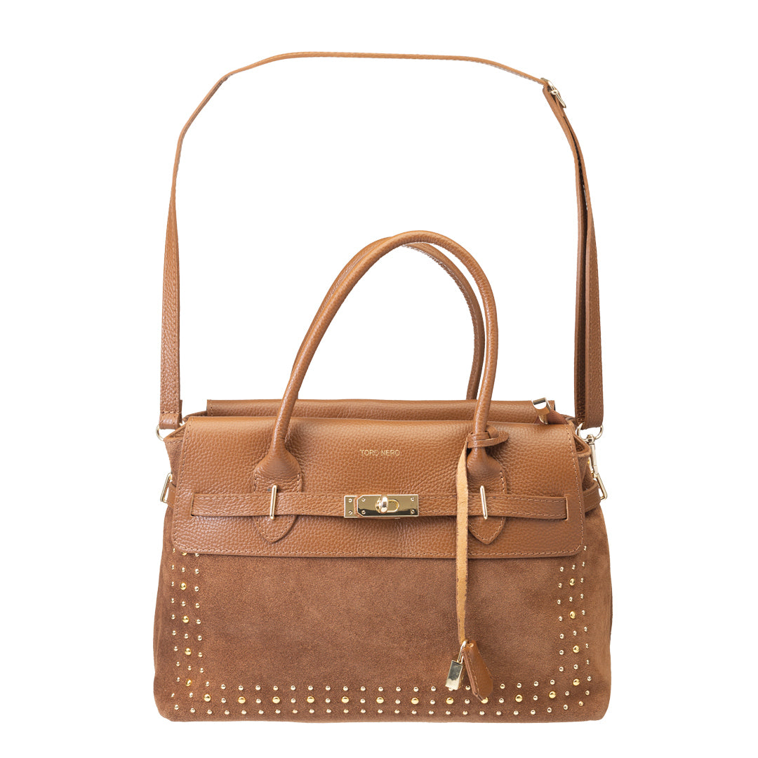 Women's brown genuine leather bag Mira