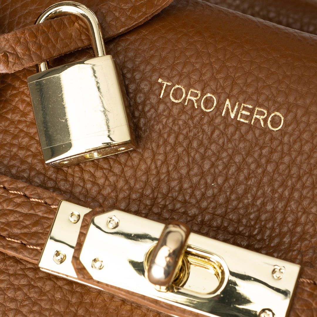 Women's brown genuine leather bag Mira