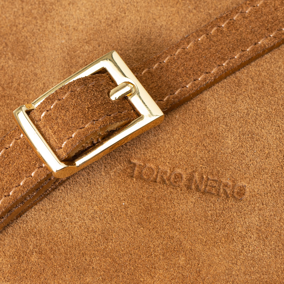 Women's brown genuine leather bag Renata