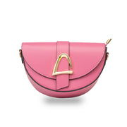 Geanta dama din piele naturala fucsia Mirabel