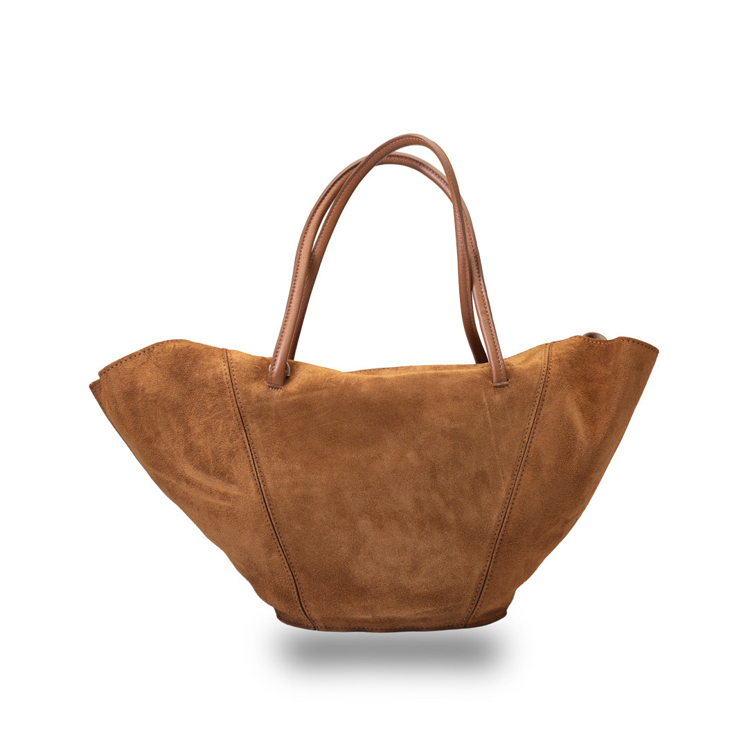 Women's brown genuine leather bag Diana