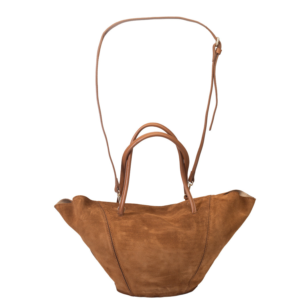 Women's brown genuine leather bag Diana