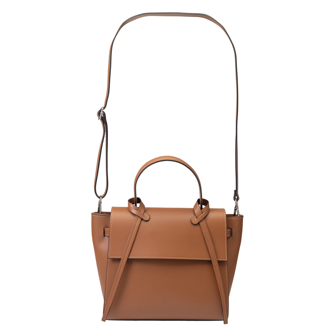 Borsa da donna in pelle naturale marrone Erika