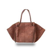 Women's bag made of cognac brown genuine leather Alice
