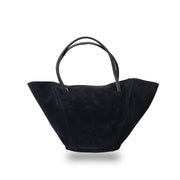 Women's bag made of black genuine leather Diana