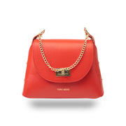 Women's red genuine leather bag Raisa