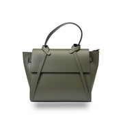 Women's bag made of genuine green leather Erika