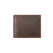 Men's wallet made of brown genuine leather OIL