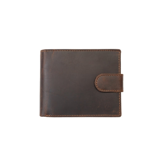 Men's wallet made of brown genuine leather POIL