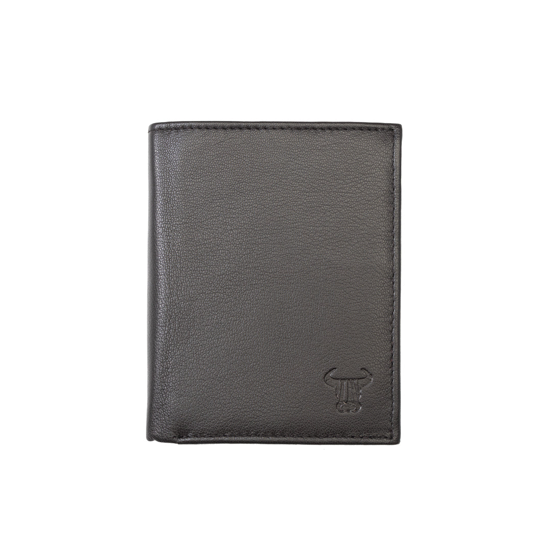 Men's wallet made of genuine leather, brown, Ryan, RFID protection