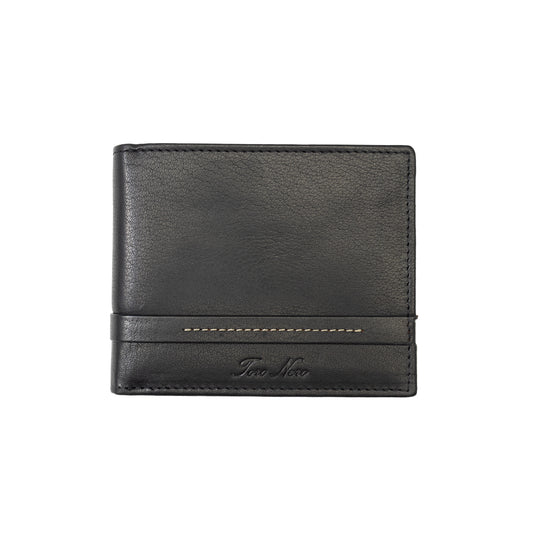 Men's wallet made of genuine leather, black, Andy, RFID protection