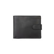 Men's wallet made of black genuine leather POIL