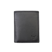 Men's wallet made of genuine leather, black, Ryan, RFID protection