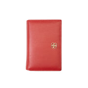 Women's wallet made of genuine red leather - Little detail