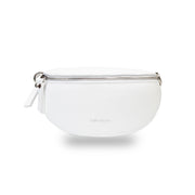 Marsupio donna in pelle naturale bianco Waist Glam