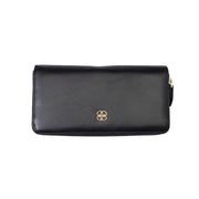 Women's wallet made of black genuine leather - Arya detail